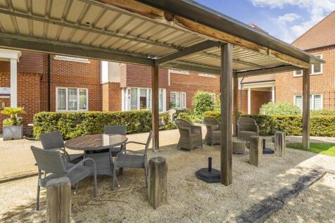 Landscaped gardens with seating