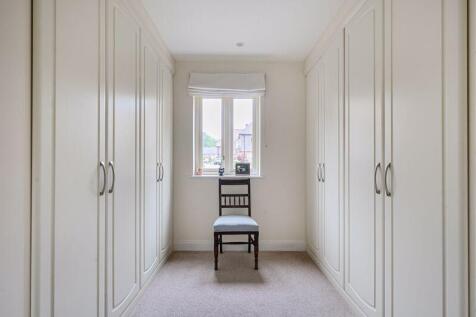 Dressing area with two banks of fitte...