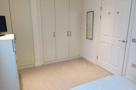 Built-in wardrobes in bedroom