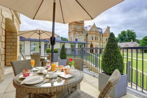 Terrace seating outside bistro