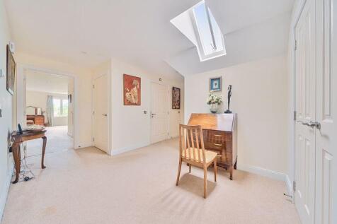Wide hallway with Velux window