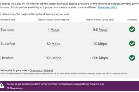 Broadband Honeybourne Rd