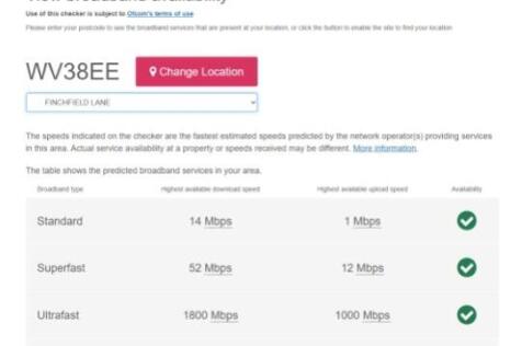 Broadband Checker Oct 2025