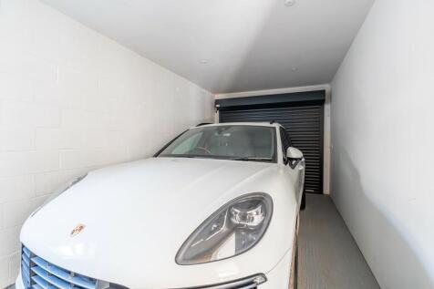 A GARAGE INTERIOR...