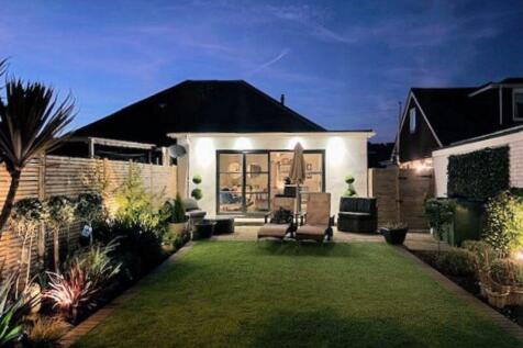 Rear Garden At Night