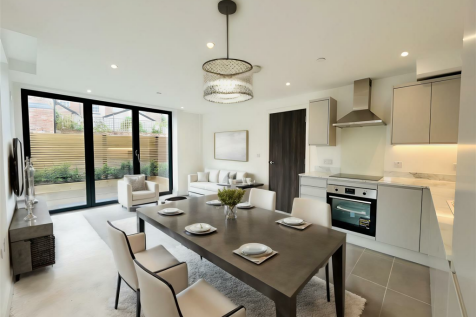 Living Room and Dining Kitchen