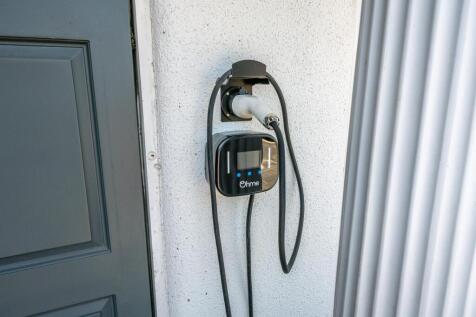Electric car charging point