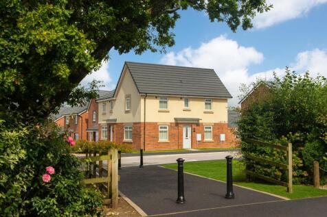 Typical Barratt homes street scene at Bowland Meadow, Longridge