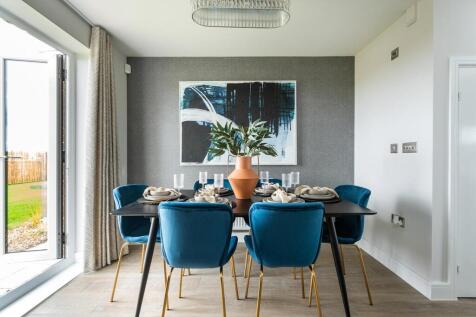 French doors opening up the space