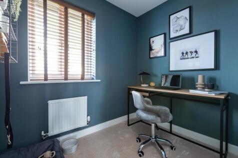 Dedicated study upstairs, or fourth bedroom