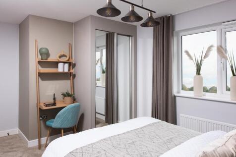 Spaces for wardrobes and desks