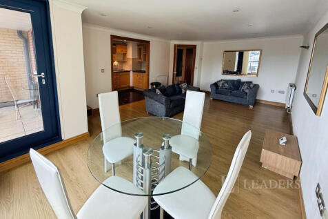 Living room and dining area