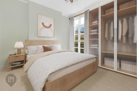 Virtually Staged Bedroom