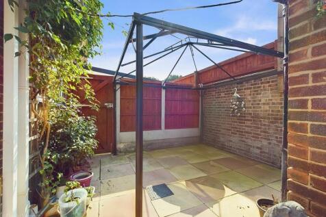 Rear patio area