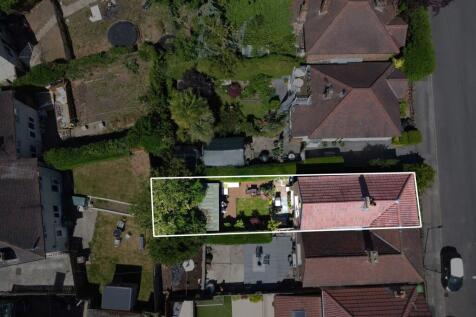 Drone showing outline of plot