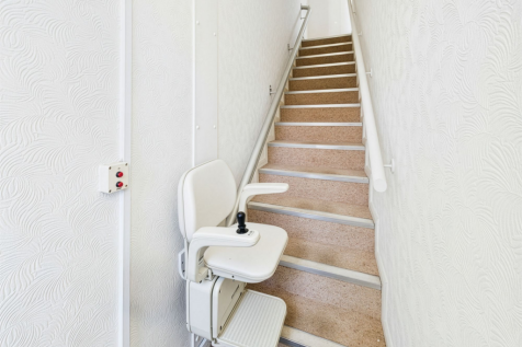 Entrance Hallway With Example Stairlift