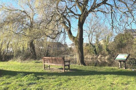 Duck Pond with seating area