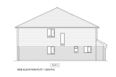 Plot One - Side Elevation
