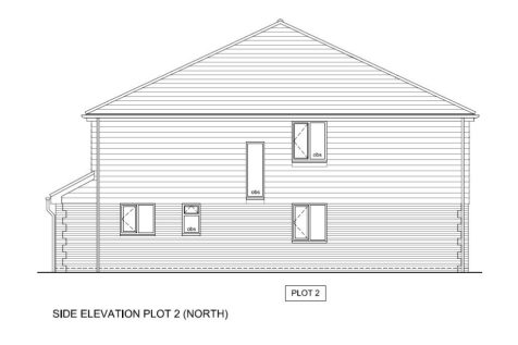Plot Two - Side Elevation