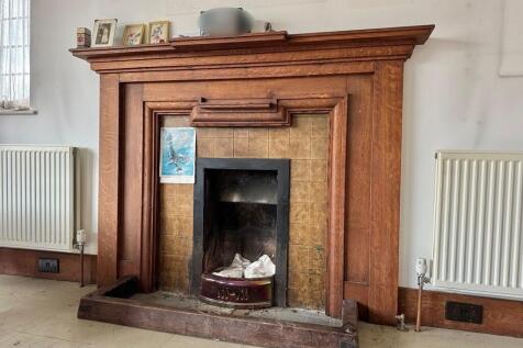 fireplace in dini...