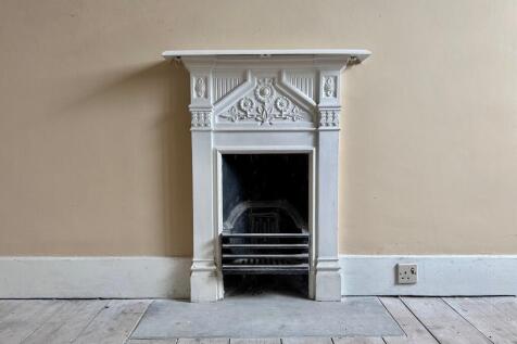 fireplace in bedr...