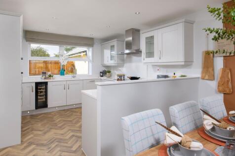 Open-plan kitchen in Avondale style home