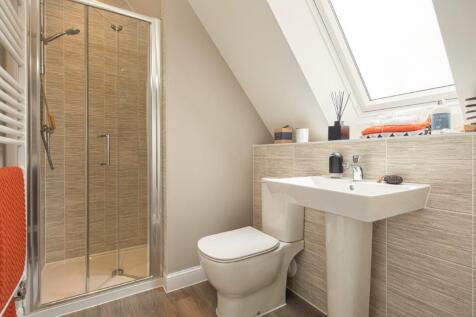 Hertford beige tiled Shower room