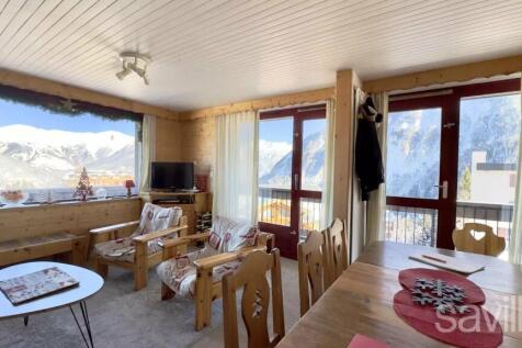 Living room panoramic mountains views Courchevel M