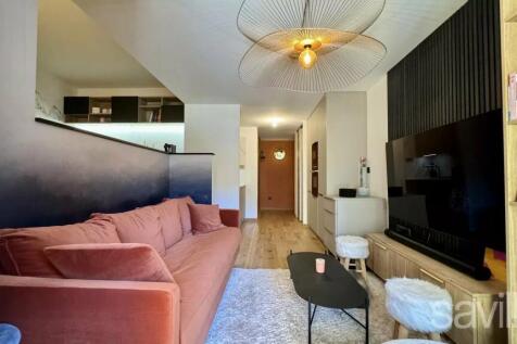 Living room apartment Courchevel Moriond
