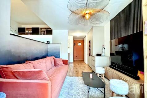 Living room apartment Courchevel Moriond