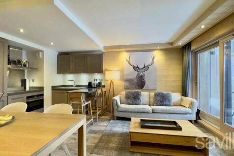 Living room apartment Courchevel Moriond