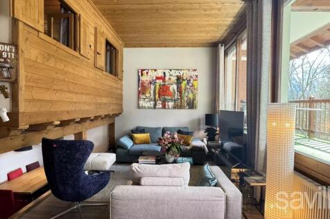 Living room apartment Courchevel Moriond