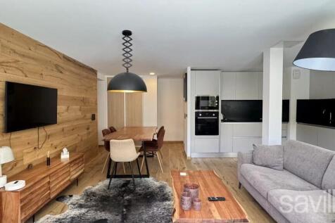 Living room apartment Courchevel Moriond