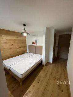 Bedroom apartment terrace Courchevel Moriond