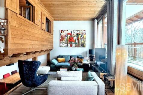 Living room apartment Courchevel Moriond