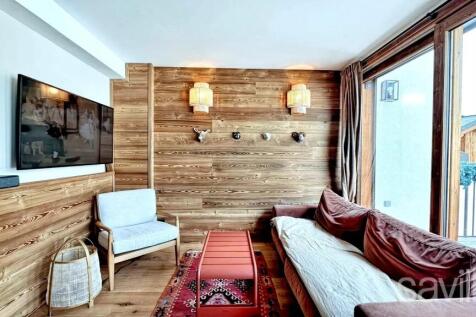 Living room apartment Courchevel Moriond