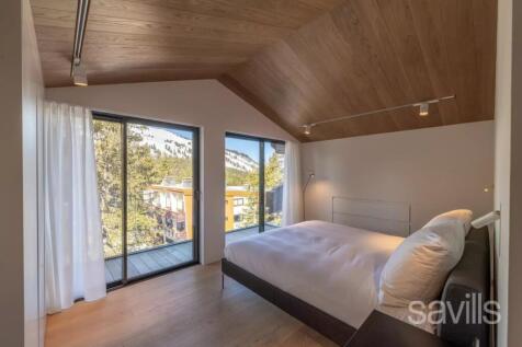 Bedroom mountain view apartment Courchevel