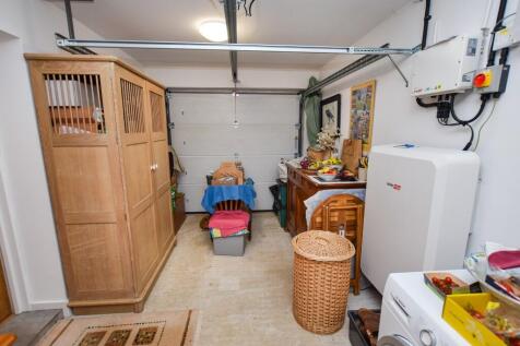 Generous garage