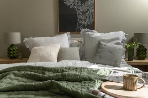 Master bedroom with luxury ensuite