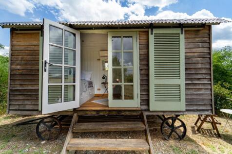 wooden mobile home