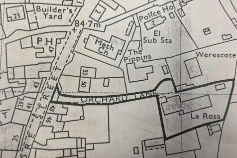 Site Plan Including Lane