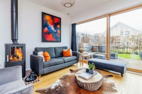 Living Area with Log Burner