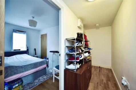 Bed and Hallway