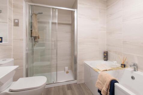 modern bathroom in a detached home