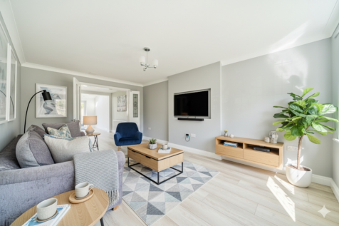 Cherry Tree Lane Living Room Furnished using AI