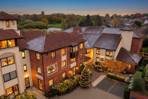 Mere Court - Christmas - Elevated External Shot