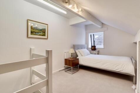 Virtually staged loft room