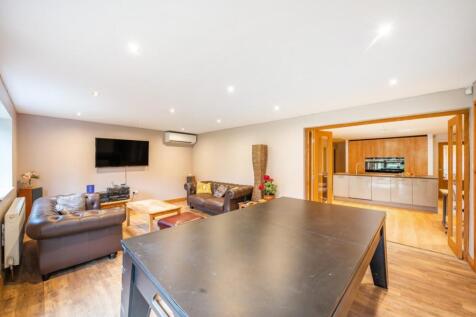 Living room and kitchen
