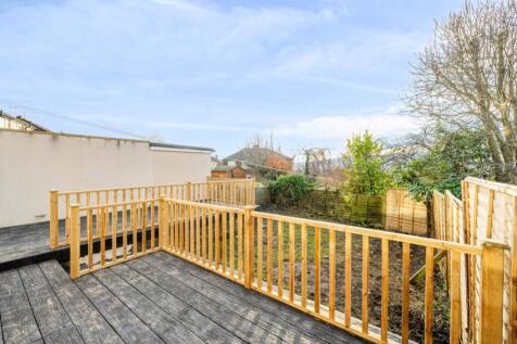 Decking area and garden