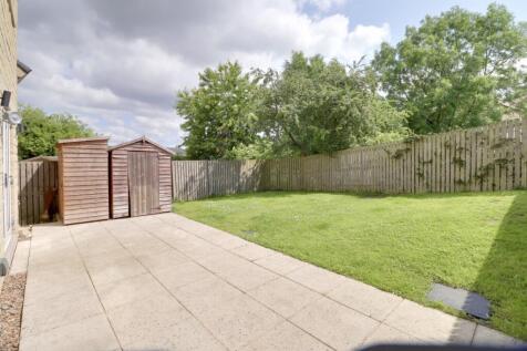 South-facing rear garden